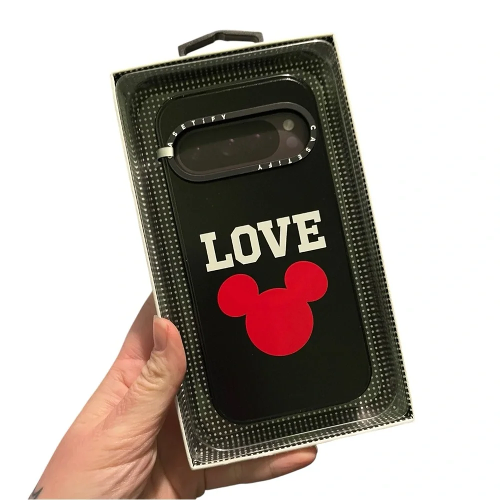 NWT Casetify Mickey Mouse Love Symbol Google Pixel 10 Pro Phone Case CC